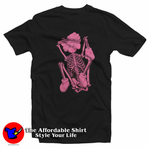 KAWS Skeleton New Fiction Bone Unisex T-Shirt On Sale