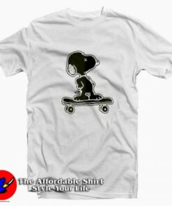 KAWS x Uniqlo x Snoopy Skateboarding T-shirt On Sale