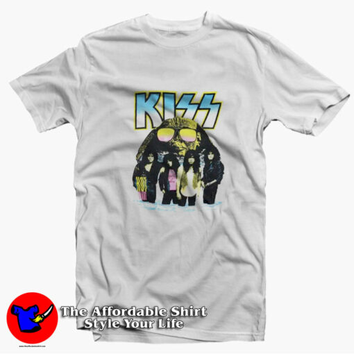 KISS Hot In The Shade Tour Vintage Tour T-Shirt On Sale