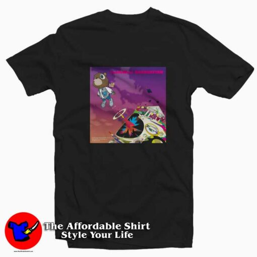 Kanye West Graduation Rapper Album Hip Hop T-shirt On Sale