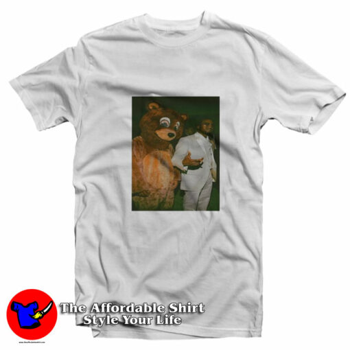 Kanye West Late Registration Teddy Bear T-Shirt On Sale