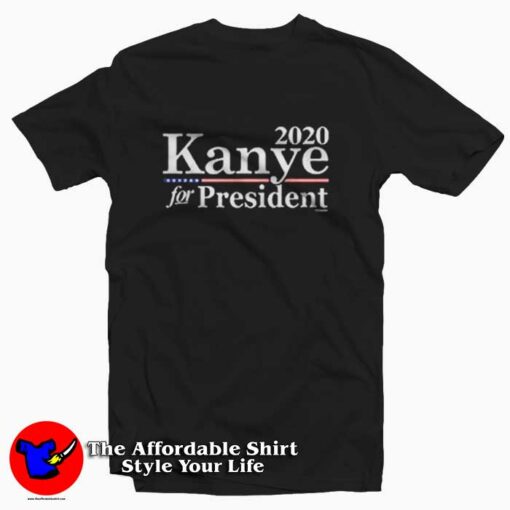 Kanye West President 2020 Unisex T-shirt On Sale