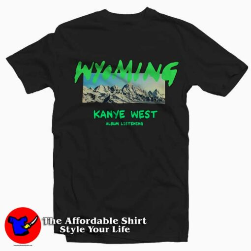 Kanye West Ye Wyoming Album Listening T-Shirt On Sale