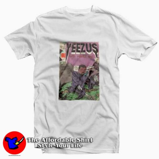 Kanye West Yeezus Comic Book Art T-Shirt On Sale