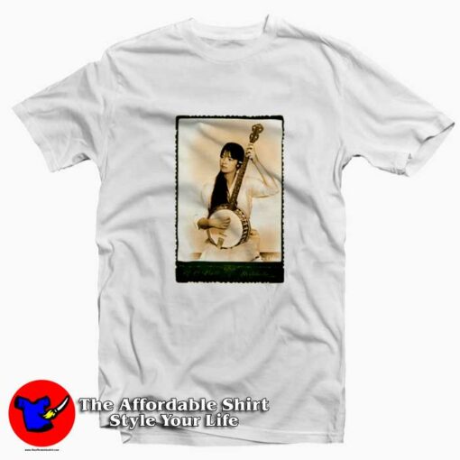 Karen Dalton Banjo Portrait Vintage Unisex T-shirt On Sale