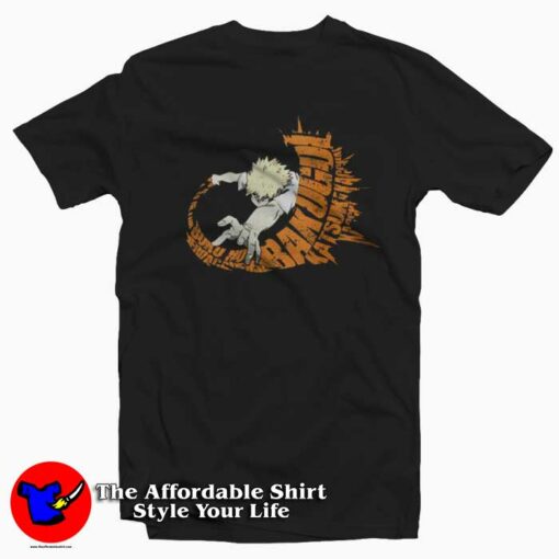 Katsuki Bakugo My Hero Academia T-shirt On Sale