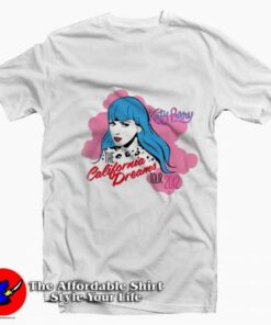 Katy Perry Merch California Dreams Tour Graphic T-Shirt On Sale