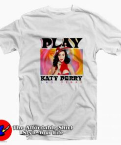 Katy Perry Play Las Vegas Graphic Unisex T-shirt On Sale