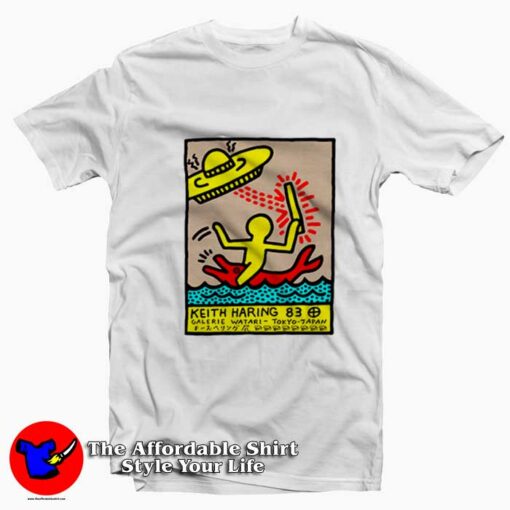 Keith Haring LGBTQ Gay Rights Advocat T-Shirt On Sale