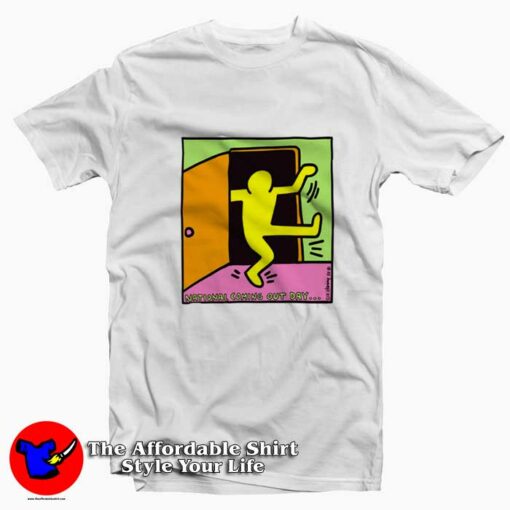 Keith Haring National Coming Out Day Vintage T-Shirt On Sale