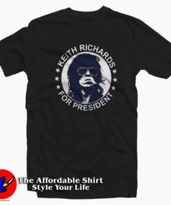 Keith Richards For President Vintage Unisex T-shirt On Sale