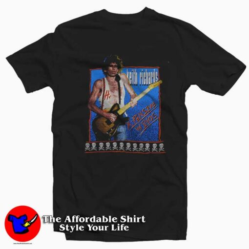 Keith Richards x Pensive Winos Tour Vintage T-Shirt On Sale