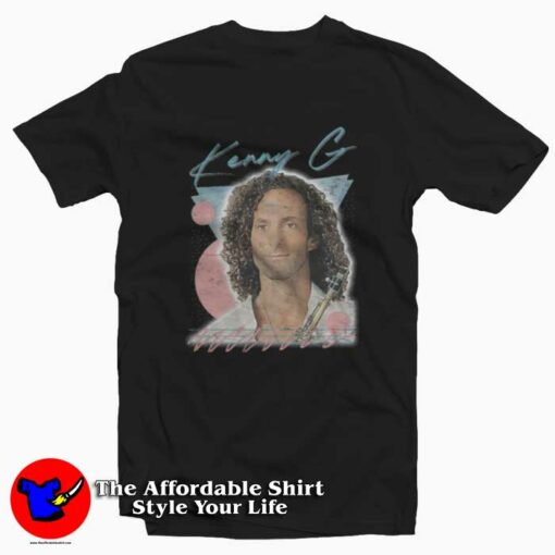 Kenny G Saxophone Music Vintage 80s T-Shirt On Sale