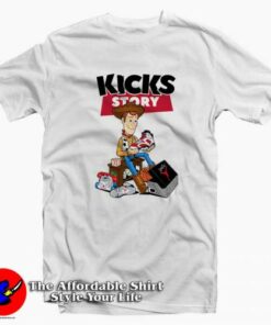 Kicks Story Sheriff Woody Unisex T-shirt On Sale