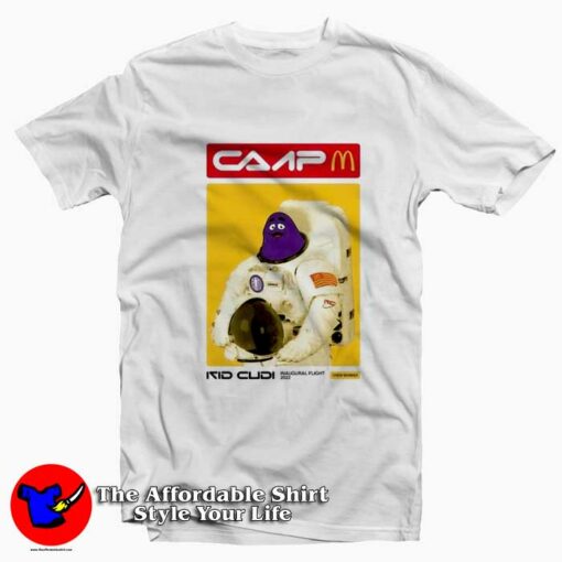 Kid Cudi x Camp McDonald’s Space Grimace T-Shirt On Sale