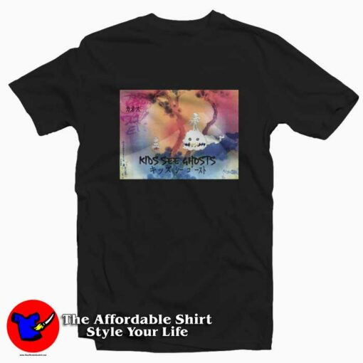 Kids See Ghosts Kanye West Kid Cudi T-Shirt On Sale