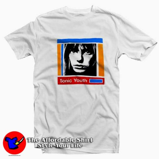 Kim Gordon Sonic Youth Vintage Rare Unisex T-shirt On Sale