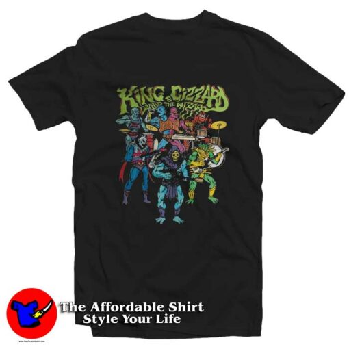 King Gizzard And The Lizard Wizard Vintage T-Shirt On Sale