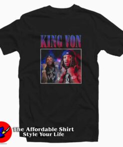 King Von Rapper Vintage Vintage Hip Hop T-shirt On Sale