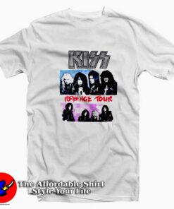 Kiss Revenge Tour Graphic Unisex T-shirt On Sale