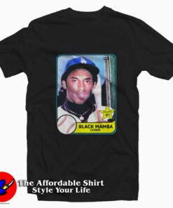 Kobe Bryant Rookie Card Black Mamba T-Shirt On Sale