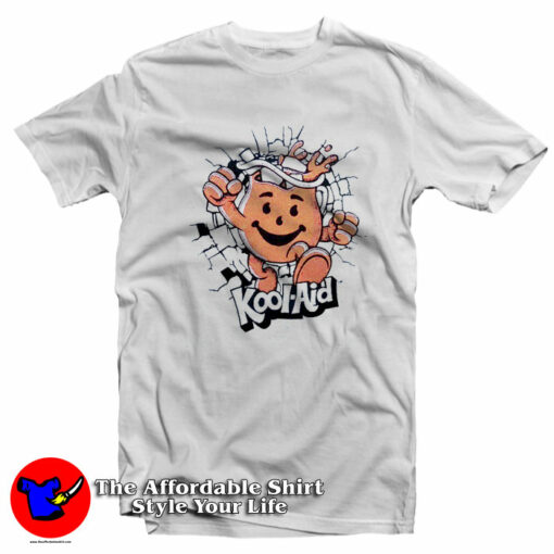 Kool Aid Break Through Wall Pitcher Vintage T-Shirt On Sale