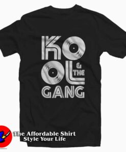 Kool The Gang Classic Records Logo Unisex T shirt On Sale 1