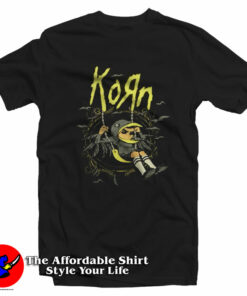 Korn Scarecrow Kid On Swing Vintage Unisex T Shirt On Sale 1