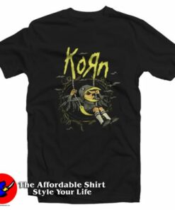 Korn Scarecrow Kid On Swing Vintage Unisex T Shirt On Sale 2
