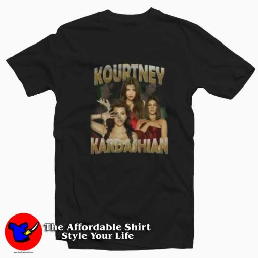 Kourtney Kardashian Graphic Unisex T-shirt On Sale