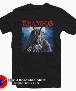 Krampus The Christmas Demon Vintage T-shirt On Sale