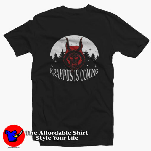 Krampus is Coming To Town Unisex T-Shirt On Sale