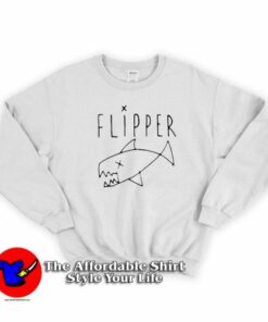 Kurt Cobain Flipper Logo Unisex Sweatshirt On Sale