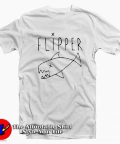 Kurt Cobain Flipper Logo Unisex T-shirt On Sale