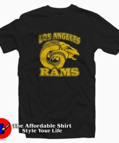 LA Rams Retro Logo Graphic T-Shirt Cheap
