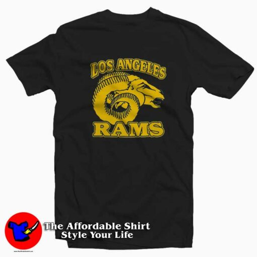 LA Rams Retro Logo Graphic T-Shirt Cheap