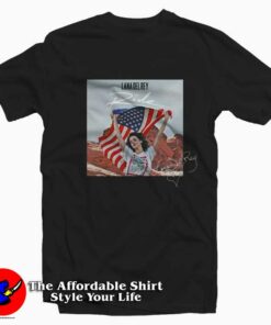 Lana Del Rey American Flag To The Moon Tour T-Shirt On Sale