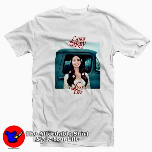 Lana Del Rey Rose Lust For Life Unisex T-shirt On Sale