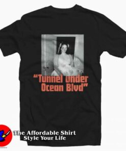 Lana Del Rey Tunnel Under Ocean Blvd Graphic T-Shirt On Sale