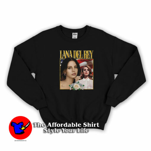 Lana Del Rey Vintage 90S Retro Rapper Sweatshirt On Sale