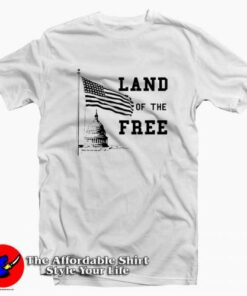 Land of the Free The White House Unisex T-shirt On Sale Land of the Free The White House Unisex T-shirt On Sale