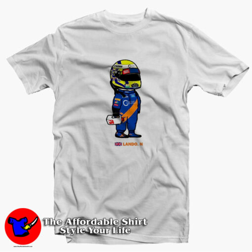 Lando Norris And The Milk Team Mclaren T-shirt On Sale