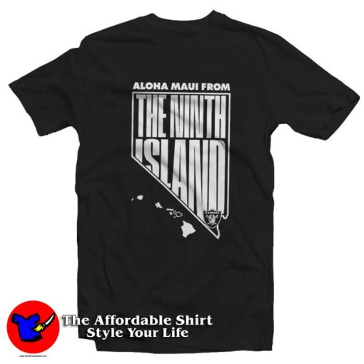 Las Vegas Raiders Aloha Maui Graphic T-Shirt On Sale