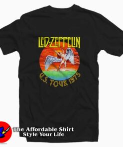 Led Zeppelin US Tour 1975 Tee Shirts
