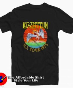 Led Zeppelin US Tour 1975 Tee Shirts