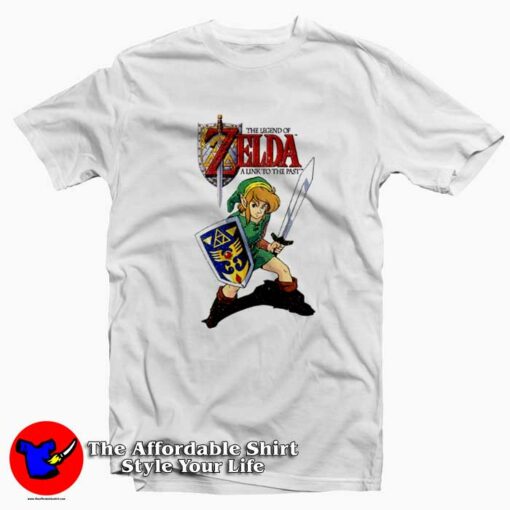 Legend of Zelda Link To The Past Cartoon T-Shirt On Sale