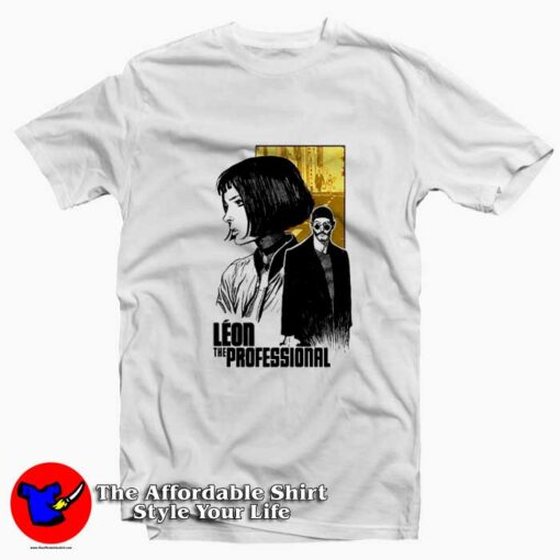 Leon The Professional Cinema Movie Poster T-shirt On Sale