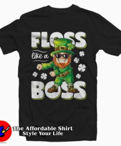 Leprechaun Floss Like A Boss T-Shirt St Patricks Day