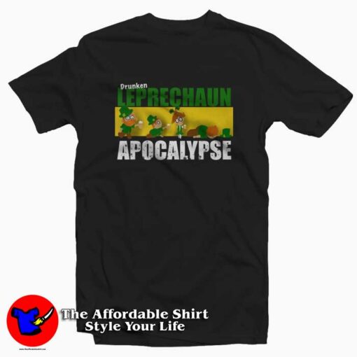 Leprechaun Prepare for the Drunken Apocalypse T-shirt On Sale