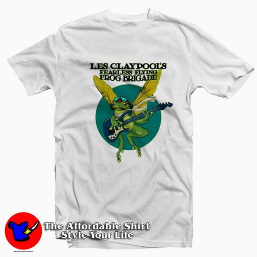 Les Claypool’s Fearless Flying Frog Brigade T-Shirt On Sale